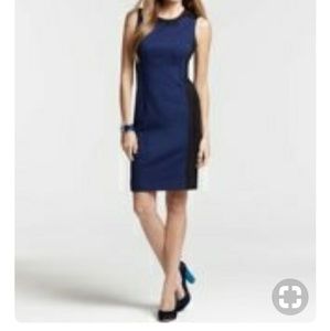 Ann Taylor color block sheath dress